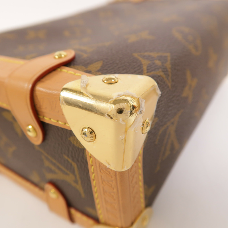 LOUIS VUITTON Monogram Side Trunk PM手挽肩背兩用袋-10