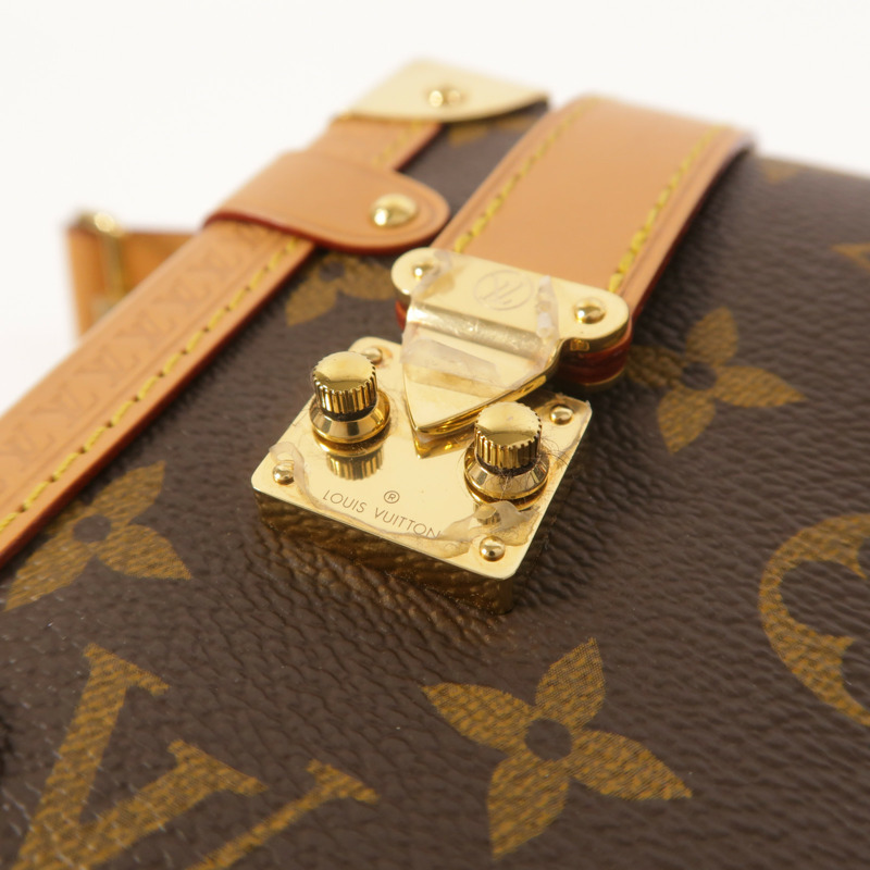LOUIS VUITTON Monogram Side Trunk PM手挽肩背兩用袋-11