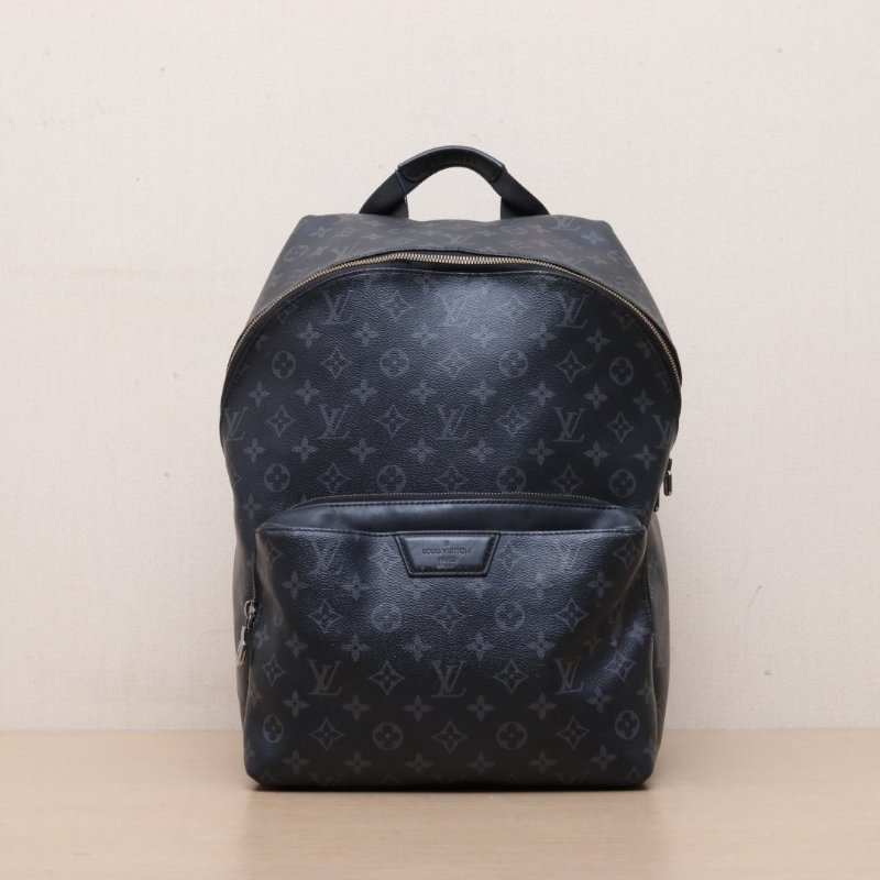 LOUIS VUITTON Discovery雙肩包小號29老花PVC2018肩背包-1