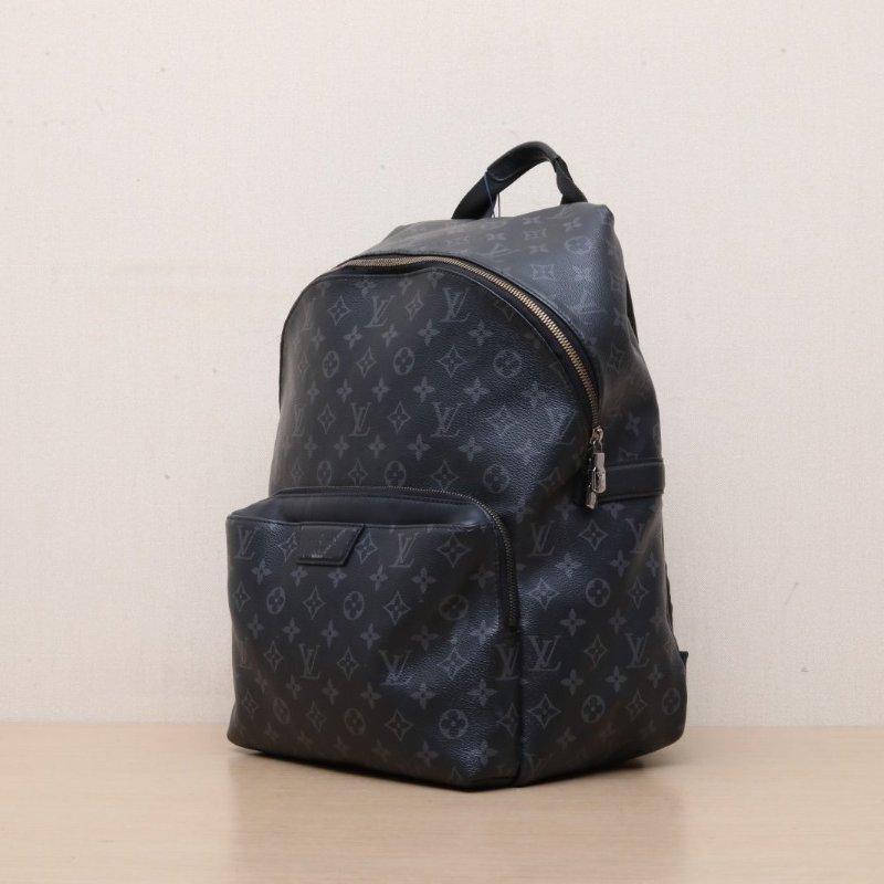 LOUIS VUITTON Discovery雙肩包小號29老花PVC2018肩背包-4