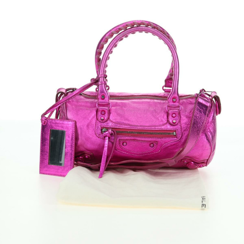 【日本直送】BALENCIAGA 迷你 Twiggy 手提包 皮革 兩用 粉紅色 138223 正品 177133V-11