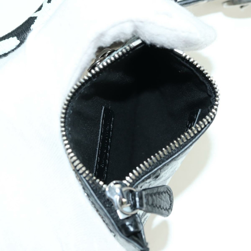 【日本直送】BALENCIAGA Neo Kago City XS 塗鴉包皮革白色 700940 正品 am11504SM-21