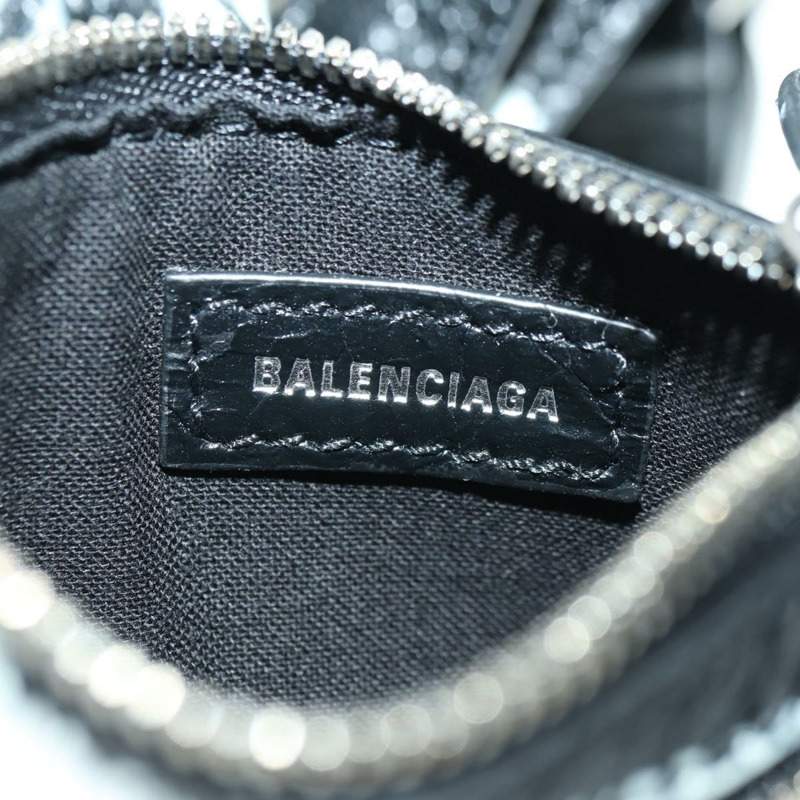 【日本直送】BALENCIAGA Neo Kago City XS 塗鴉包皮革白色 700940 正品 am11504SM-22
