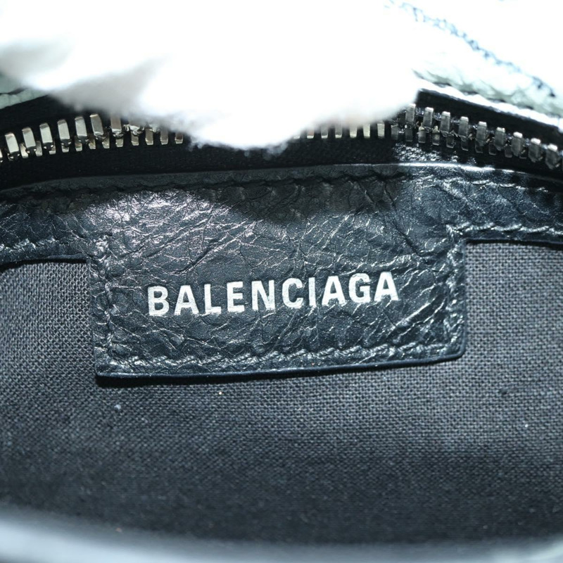 【日本直送】BALENCIAGA Neo Kago City XS 塗鴉包皮革白色 700940 正品 am11504SM-24