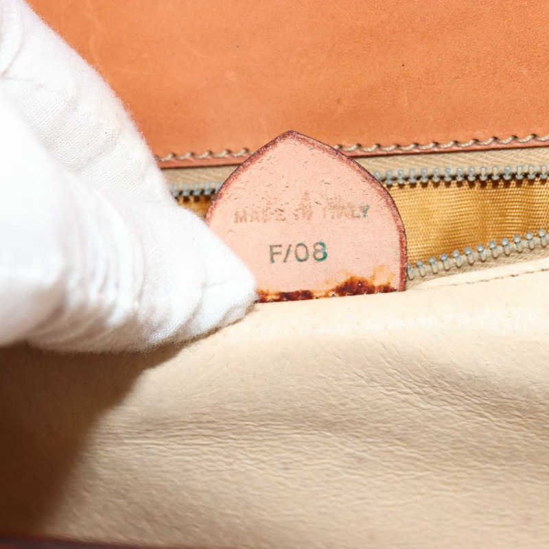 【日本直送】CELINE Macadam帆布手提包 PVC皮革 棕色 金色 正品 178576A-11
