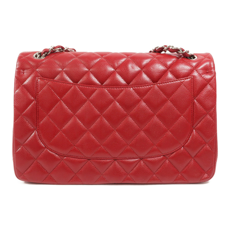CHANEL 牛皮皮革Large Classic鏈帶肩背袋-1