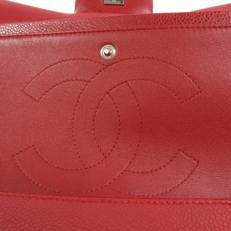 CHANEL 牛皮皮革Large Classic鏈帶肩背袋-8