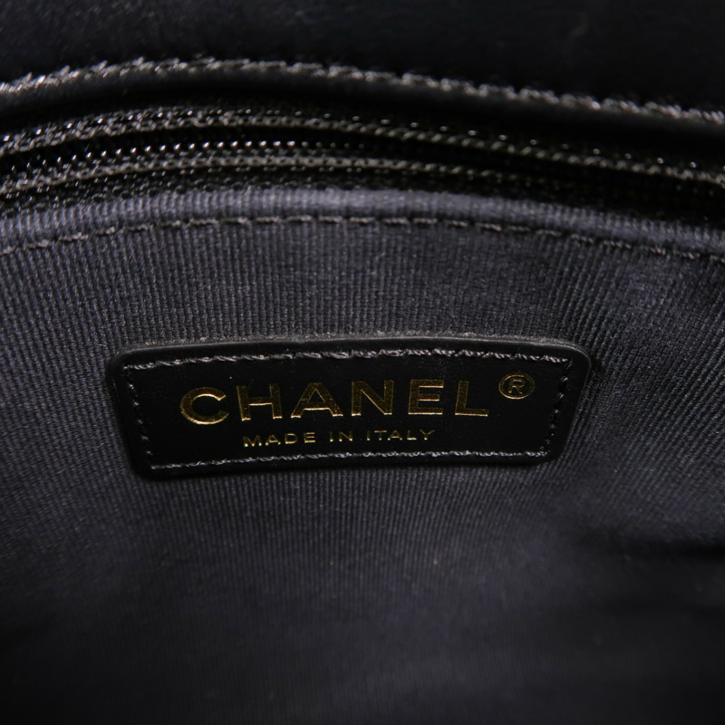 CHANEL 牛皮皮革Chain Shoulder鏈帶肩背袋-5
