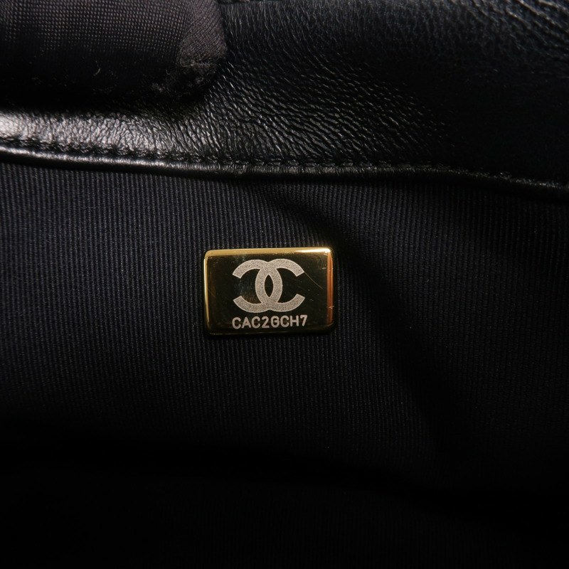 CHANEL 牛皮皮革Chain Shoulder鏈帶肩背袋-6