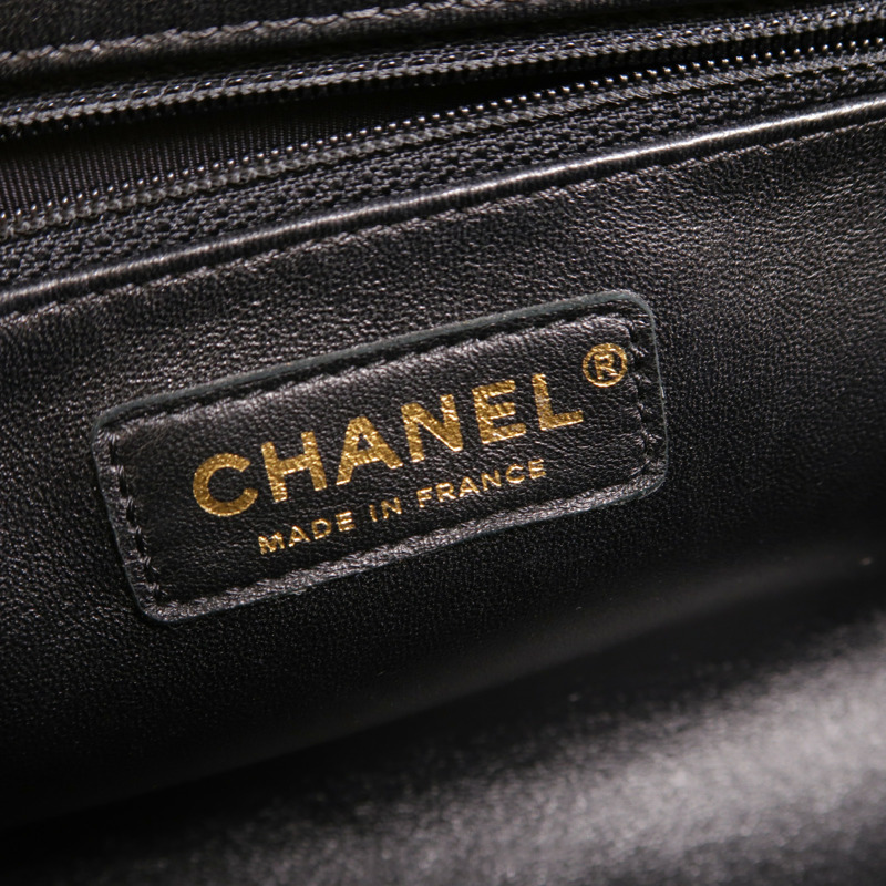 CHANEL 牛皮皮革Chain Shoulder鏈帶肩背袋-5