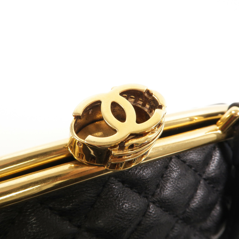 CHANEL 牛皮皮革Chain Shoulder鏈帶肩背袋-8