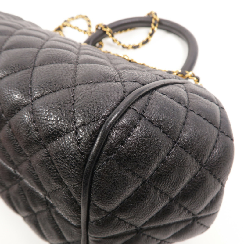 CHANEL 牛皮皮革Chain Shoulder鏈帶肩背袋-10