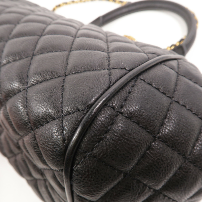 CHANEL 牛皮皮革Chain Shoulder鏈帶肩背袋-12