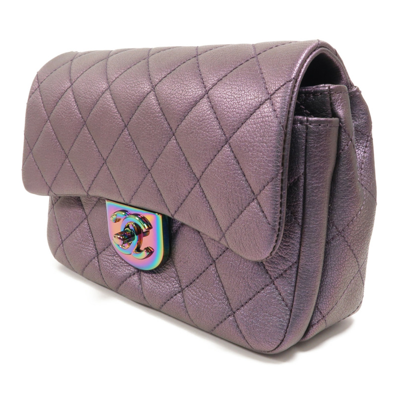 CHANEL 牛皮皮革Shoulder Bag鏈帶肩背袋-2