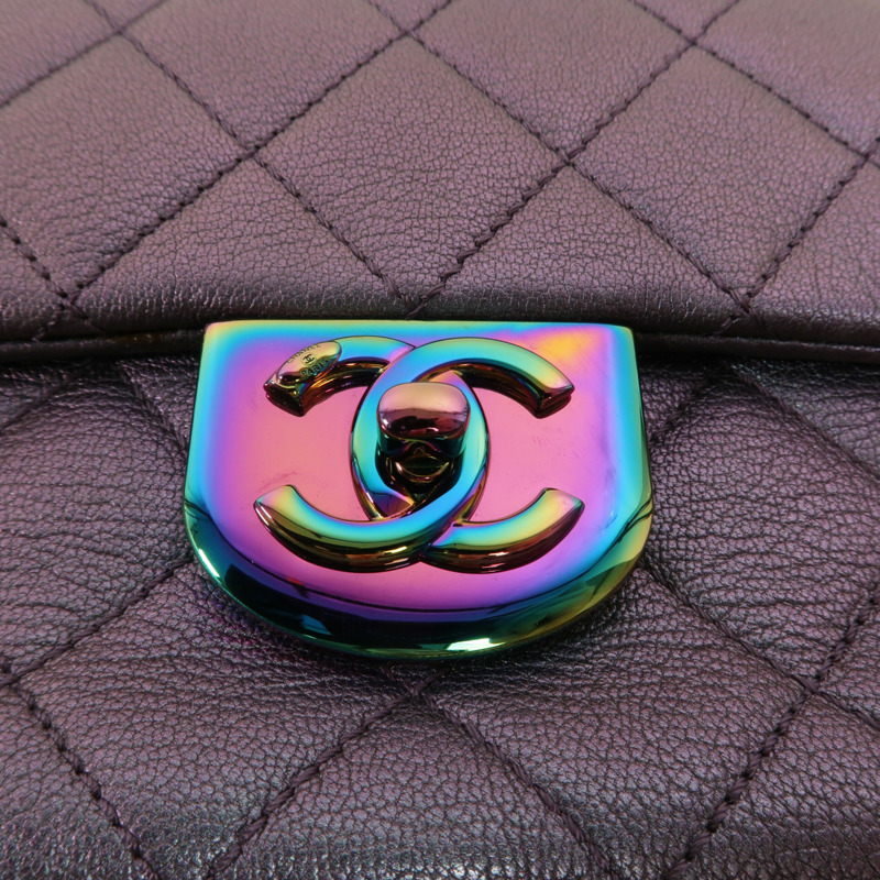 CHANEL 牛皮皮革Shoulder Bag鏈帶肩背袋-8