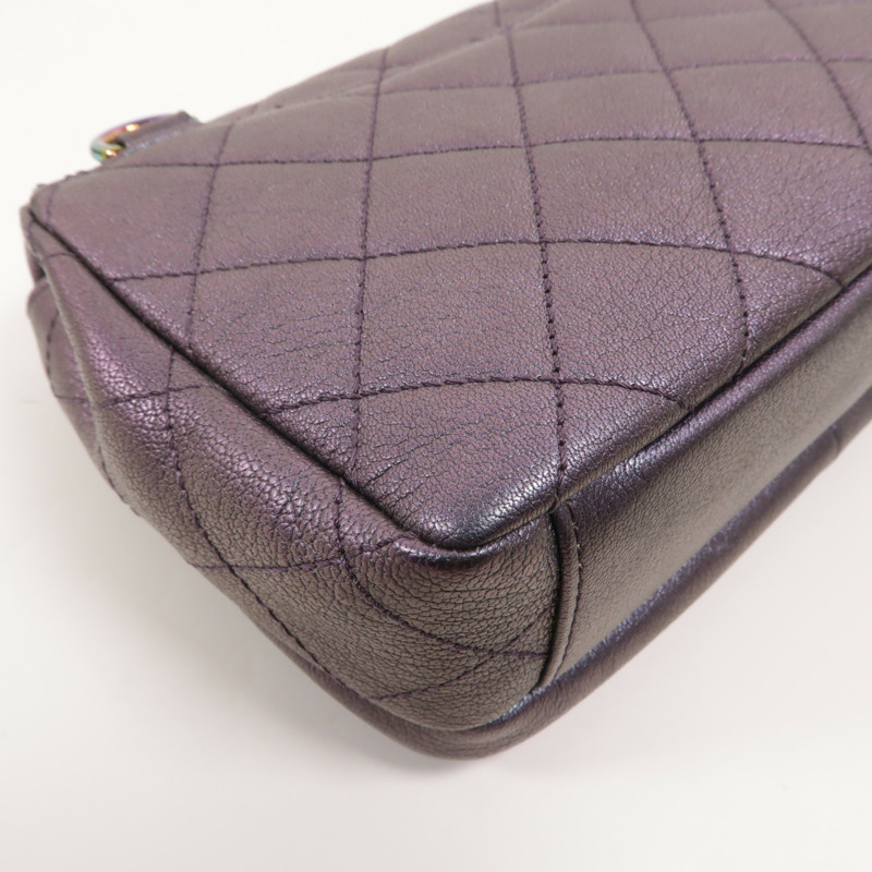 CHANEL 牛皮皮革Shoulder Bag鏈帶肩背袋-14