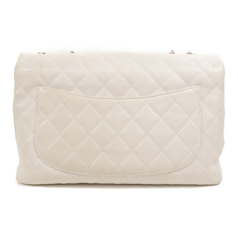 CHANEL 牛皮皮革Large Classic鏈帶肩背袋-1