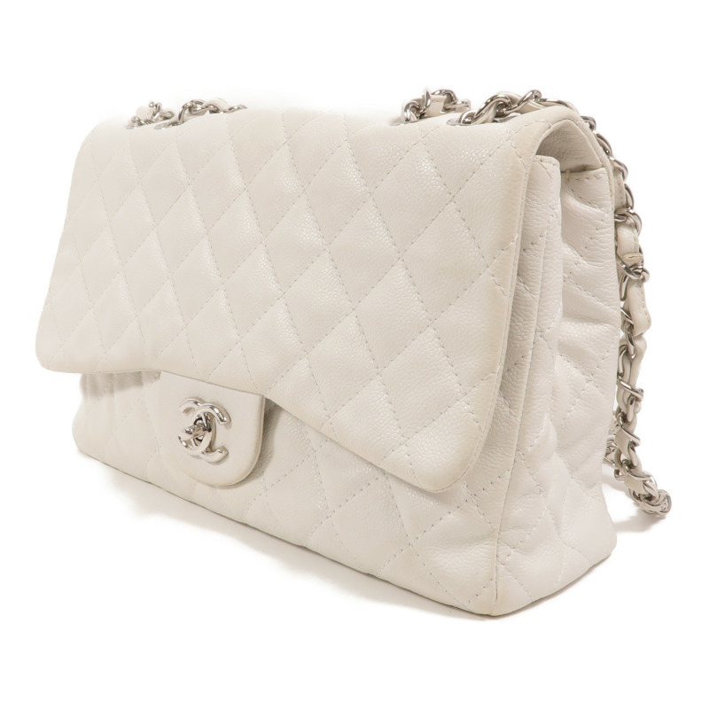 CHANEL 牛皮皮革Large Classic鏈帶肩背袋-2