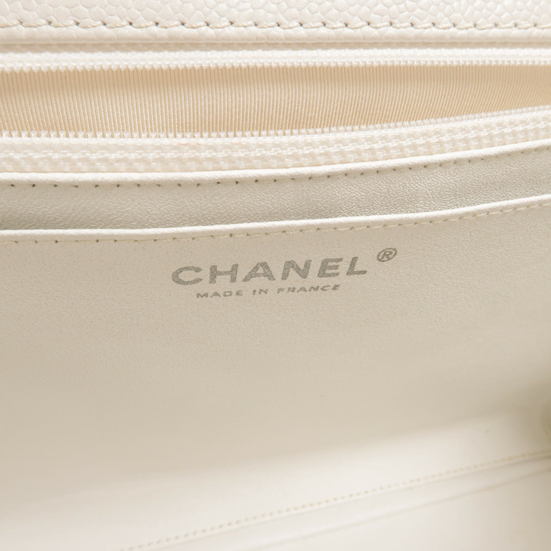 CHANEL 牛皮皮革Large Classic鏈帶肩背袋-5