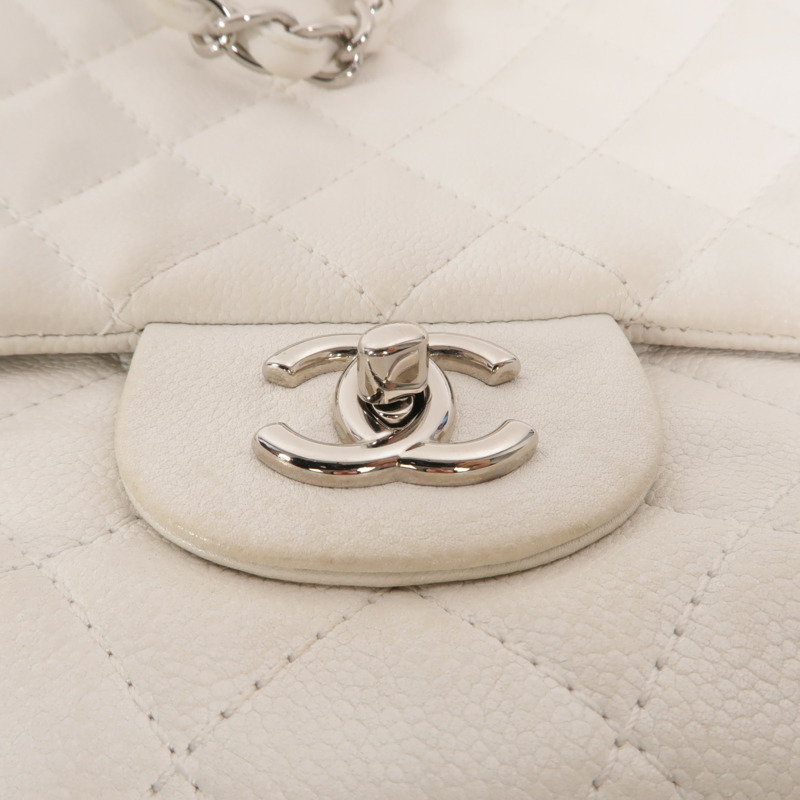 CHANEL 牛皮皮革Large Classic鏈帶肩背袋-8