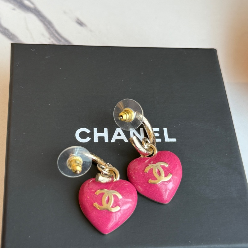 Chanel 愛心雙面耳環 買到賺到-2