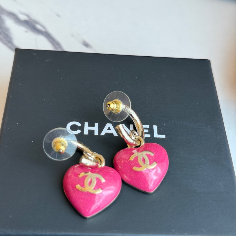 Chanel 愛心雙面耳環 買到賺到-4