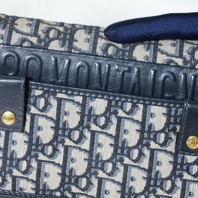 【美收精品】DIOR Oblique 老花緹花 CD Logo 翻蓋迷你肩背包 5-357-18