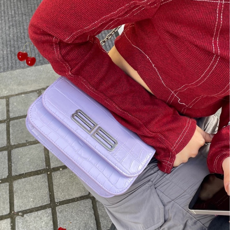 Balenciaga Gossip 巴黎世家鳄鱼压纹-3