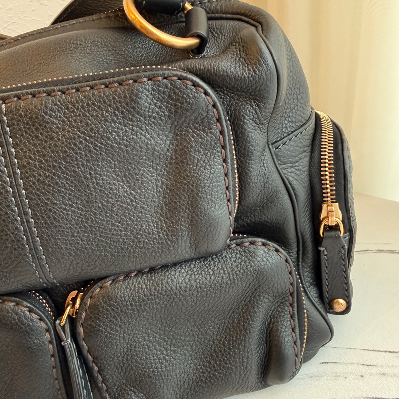 Tod”s手提包 👜很可愛 全皮革-5