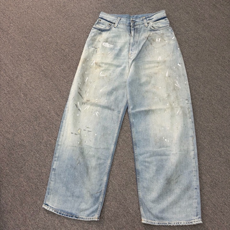 Acne Studios 2023 女款 噴墨 牛仔褲 #S M-0