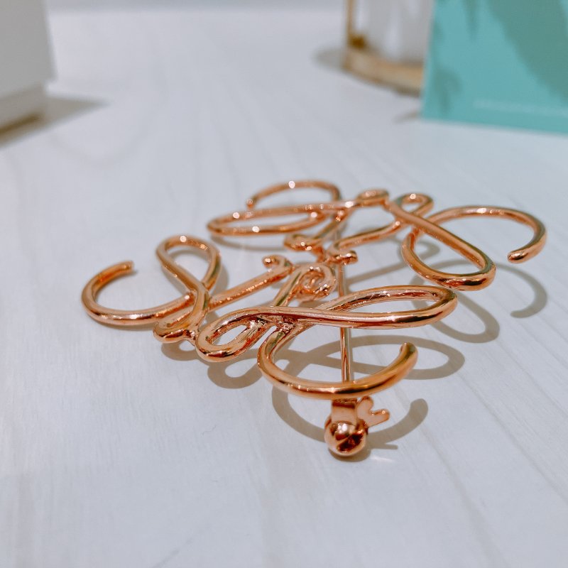 TK2048 Loewe 羅威經典胸針 Anagram Brooch-7