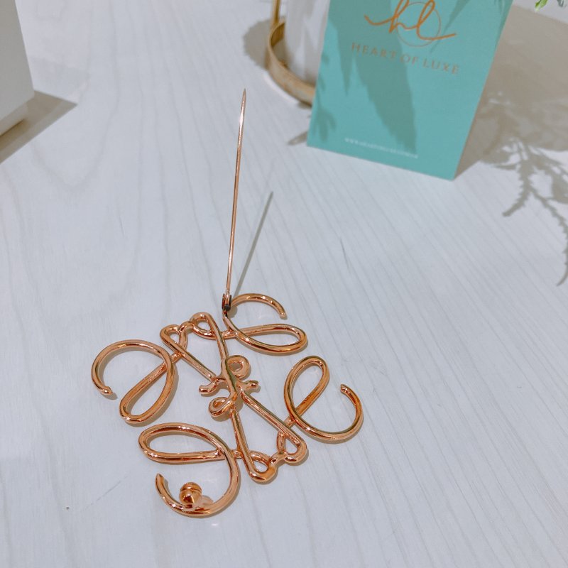 TK2048 Loewe 羅威經典胸針 Anagram Brooch-9