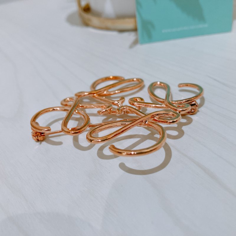TK2048 Loewe 羅威經典胸針 Anagram Brooch-11