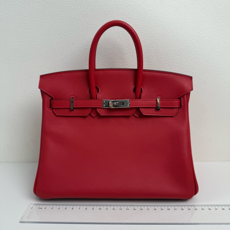 ✨【頂級保值款｜Birkin 25 經典正紅銀扣】✨-1