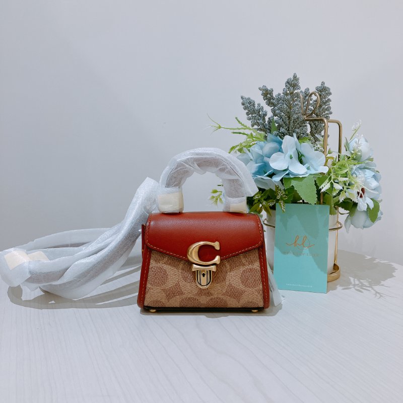 TK2049 Coach 蔻馳迷你兩用包包 Mini Shoulder Bag Brown-0