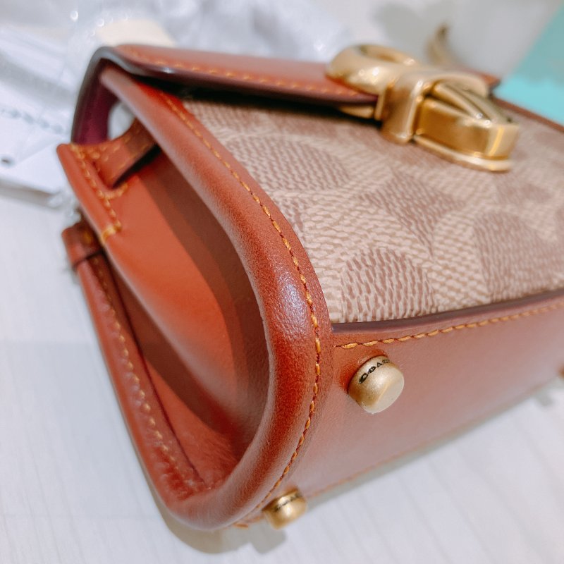 TK2049 Coach 蔻馳迷你兩用包包 Mini Shoulder Bag Brown-6