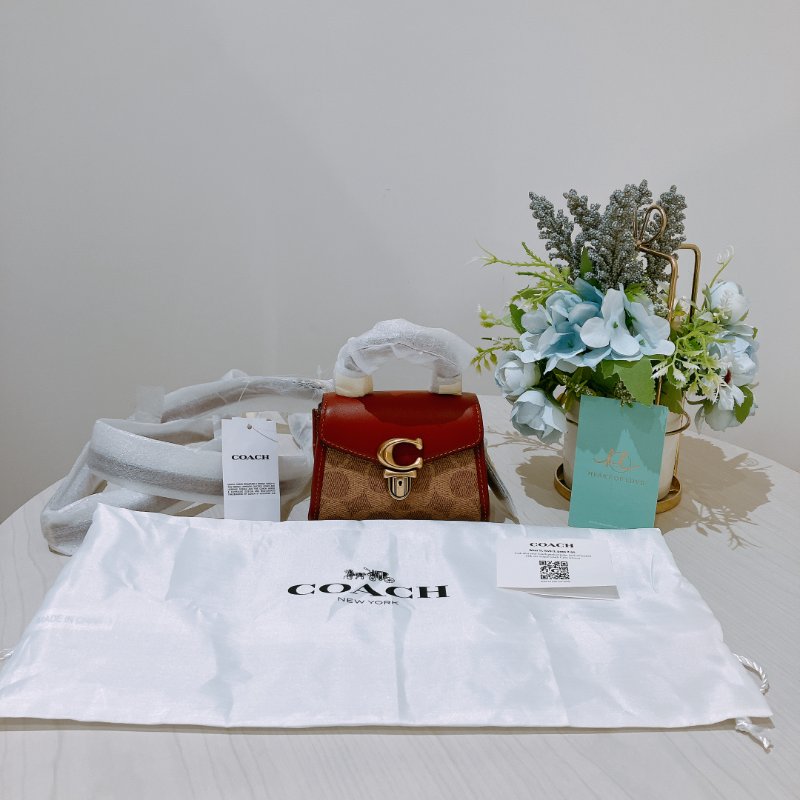 TK2049 Coach 蔻馳迷你兩用包包 Mini Shoulder Bag Brown-20