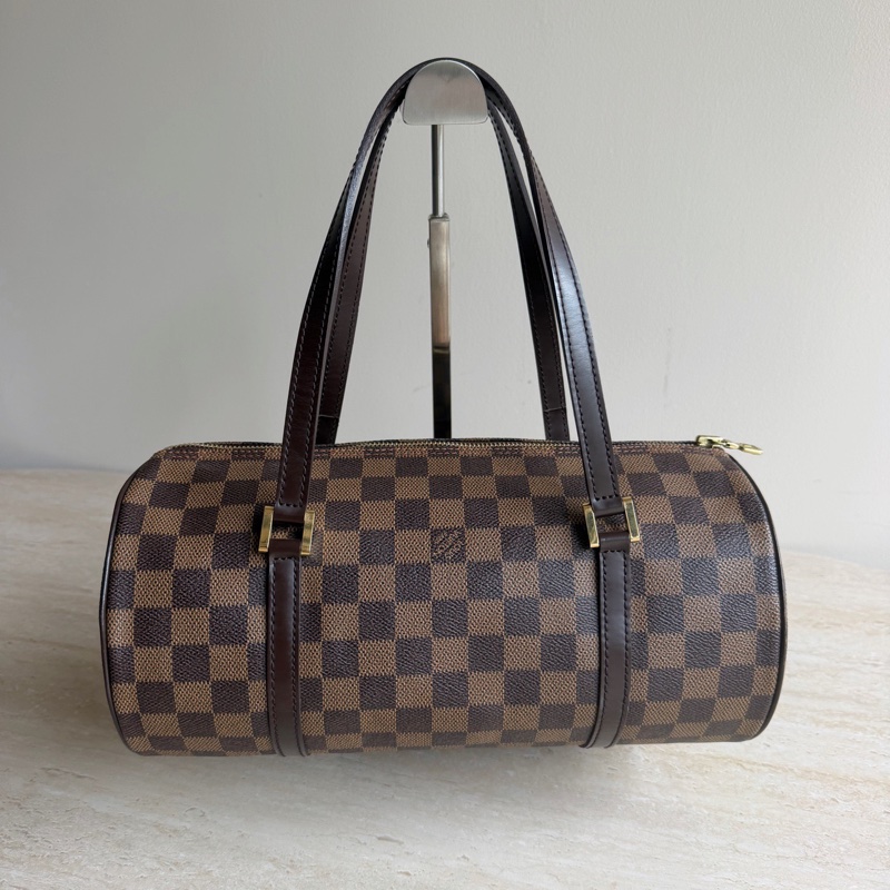 LLouis Vuitton 路易威登棋盤格巴比龍子母包 底長30cm無附件-1