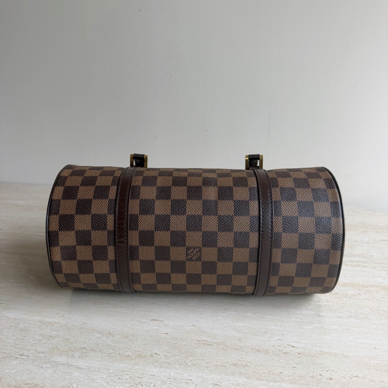 LLouis Vuitton 路易威登棋盤格巴比龍子母包 底長30cm無附件-5