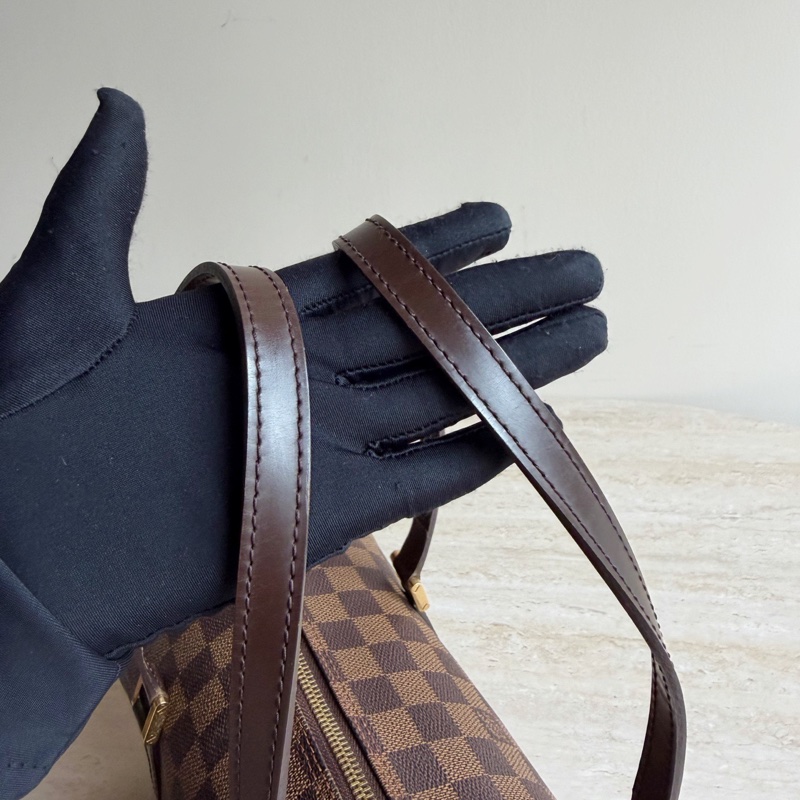 LLouis Vuitton 路易威登棋盤格巴比龍子母包 底長30cm無附件-6