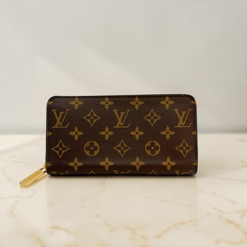 莉亞精品♡ LV 老花長夾 粉色內裡 二手美包