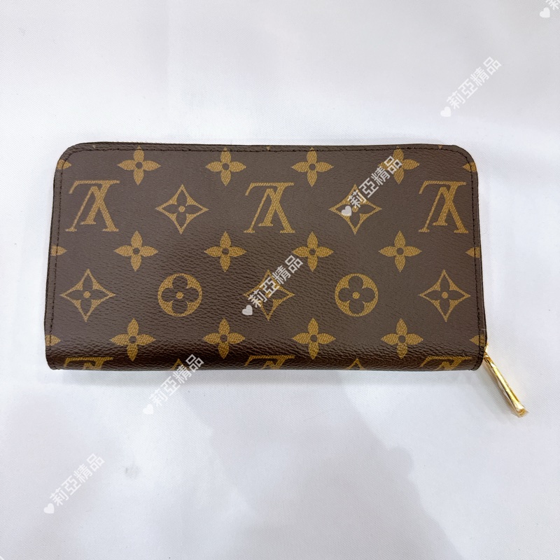 莉亞精品♡ LV 老花長夾 粉色內裡 二手美包-2