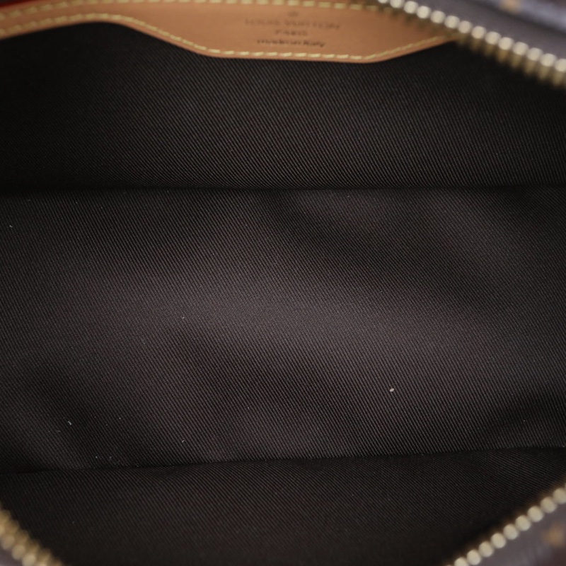 LOUIS VUITTON CITÉ矩形手袋老花PVC金扣晶片肩背包-4