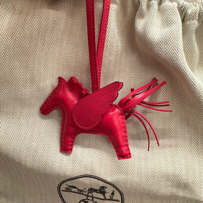 HERMES 桃紅飛馬-0