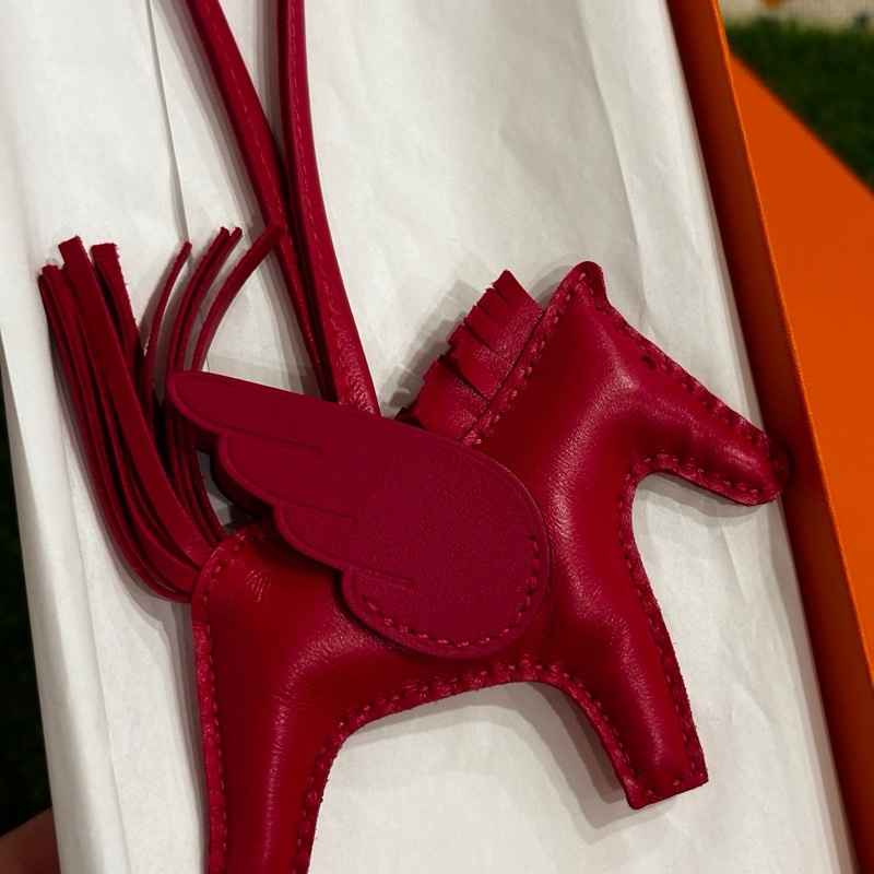 HERMES 桃紅飛馬-6