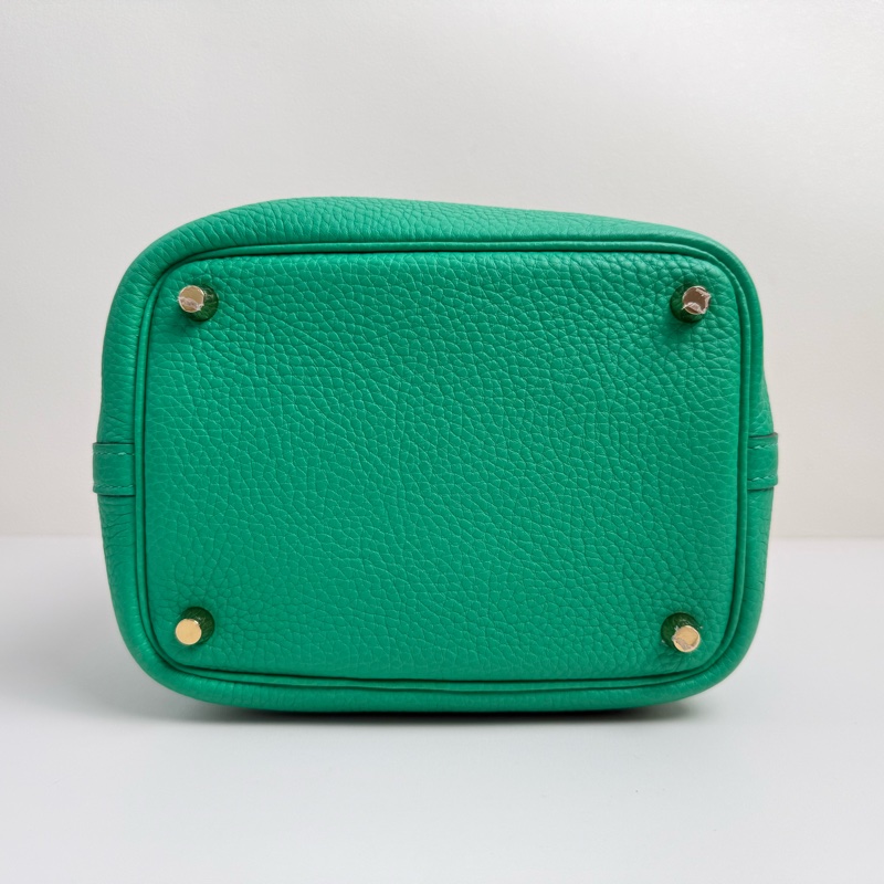 Hermès Picotin 18 菜籃子｜竹子綠金扣 日常輕便百搭款-5