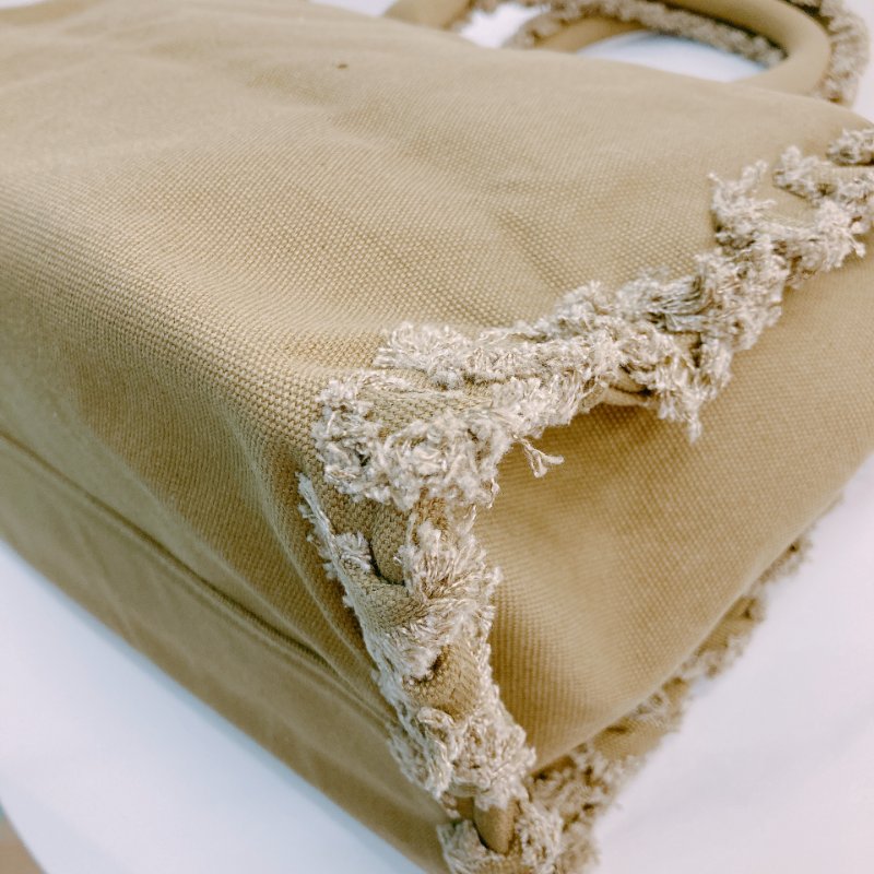 MS0634 Pinko 品高 帆布 沙灘包 手提 綠色 金扣 Beach Shopping Tote Canvas Green x GHW-8