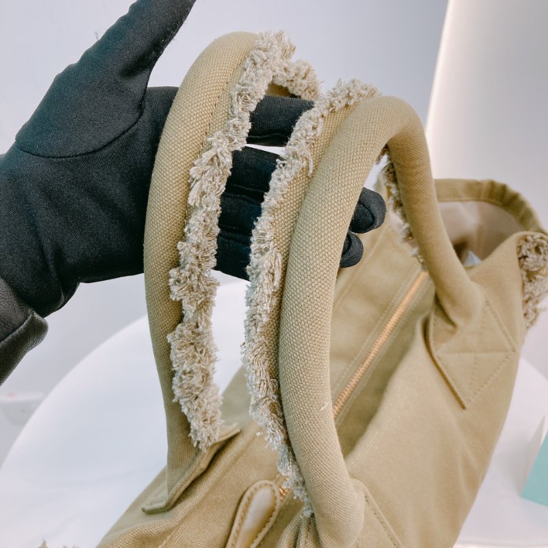 MS0634 Pinko 品高 帆布 沙灘包 手提 綠色 金扣 Beach Shopping Tote Canvas Green x GHW-10