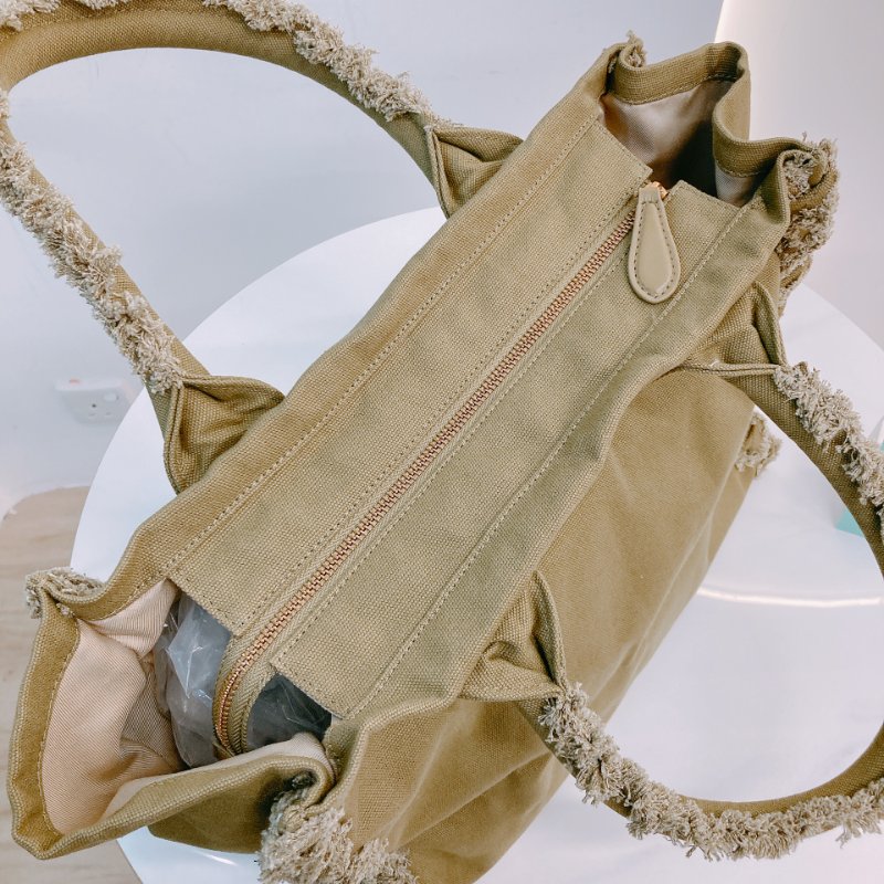 MS0634 Pinko 品高 帆布 沙灘包 手提 綠色 金扣 Beach Shopping Tote Canvas Green x GHW-11