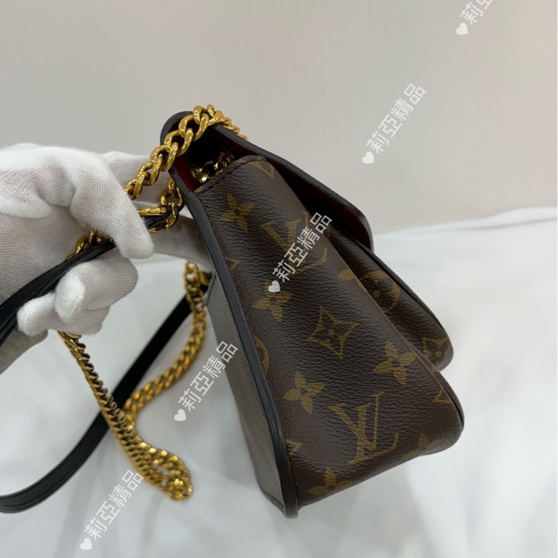 莉亞精品♡ LV M45592 Passy老花郵差包 二手-5